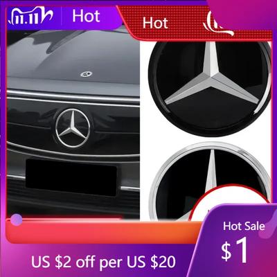 2025 Heiß Neu 2025 Für Mercedes Benz 185/205MM Auto Frontgrill Abzeichen Aufkleber Abdeckung Emblem Ersatz Zubehör Für Mercedes Ben