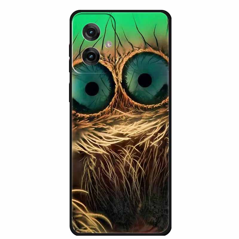 Etui do Motorola Moto G55 5G Luksusowe Miękkie Silikonowe TPU Tylna Osłona Etui na Telefon dla MotoG55 Ochronne Odporne na Wstrząsy Kolorowe Fundas