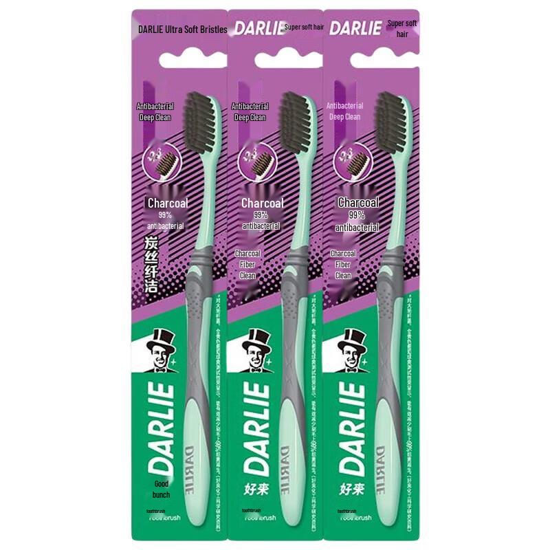 

Darlie Charcoal Clean Soft Bristle Toothbrush