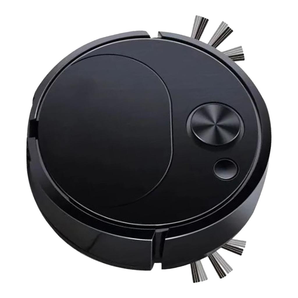 Intelligent Sweeping Robot Low Noise Compact Rechargeable Black 3 In 1 Automatic Vacuum Cleaner Mop Efficient for Office