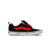 Vans Knu Skool SWAG Stoffummantelung, Verschleißfest Und Rutschfest Niedrig geschnittene Skateboard-Schuhe Unisex Schwarz Rot VN0009QC6BT1(Team368-SWAG)