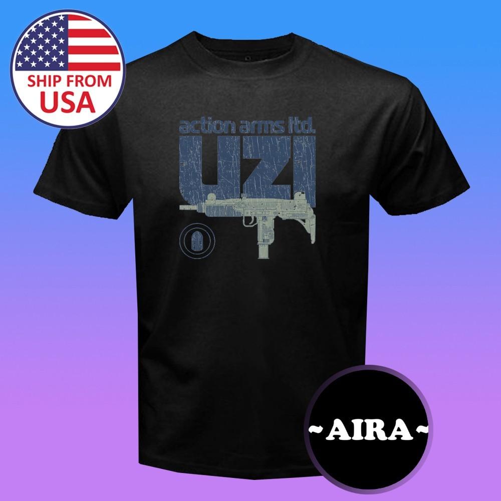 Action Arms Ltd. Uzi 1980 Men s Black Size S-5XL S