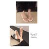 Summer Shoes Women Flip Flops Soft Comfortable Women Beach Slippers Wedge Heel Black Beige