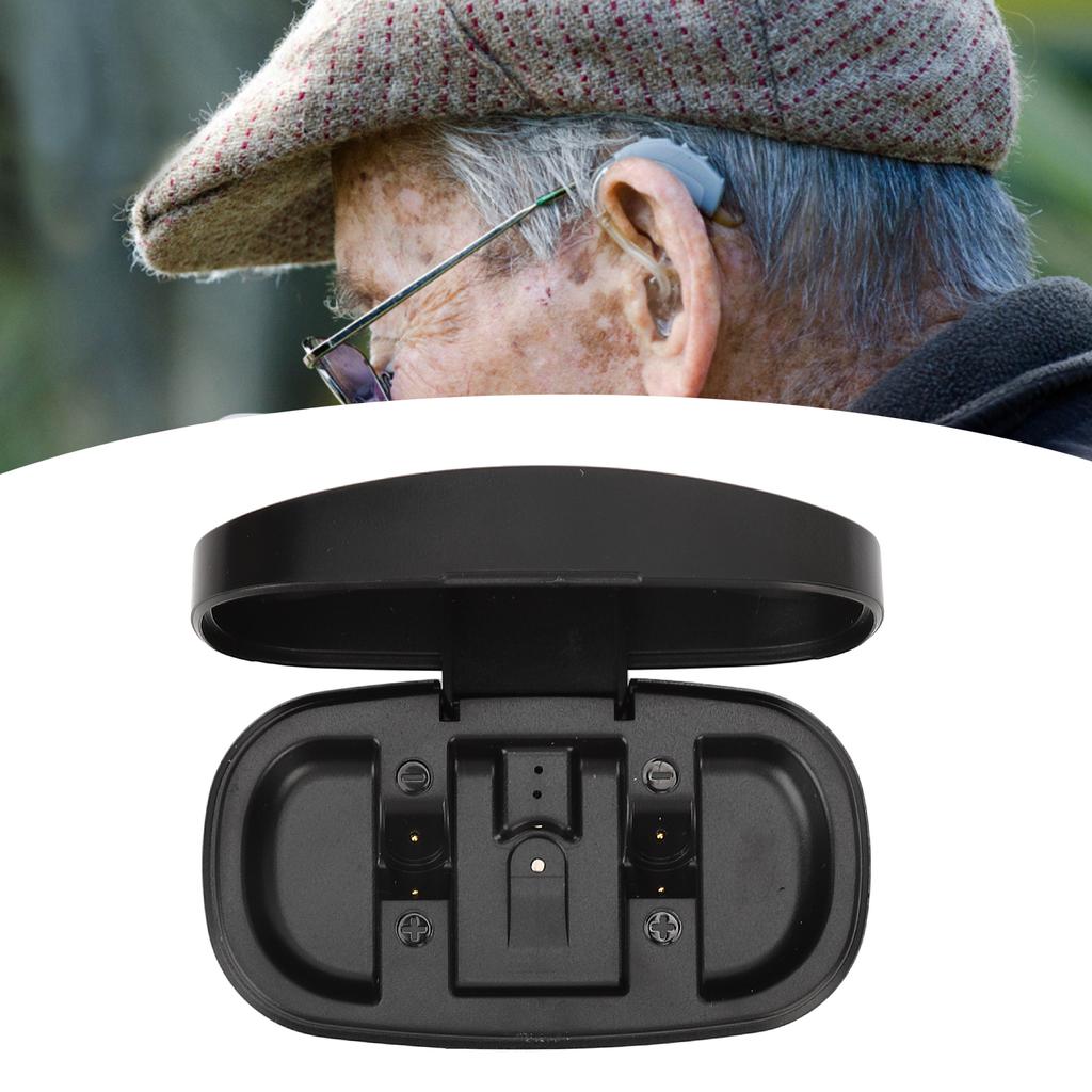 A13 Hearing Amplifier Batteries Charger USB Portable Long Lasting Cycle Rechargeable Battery Set