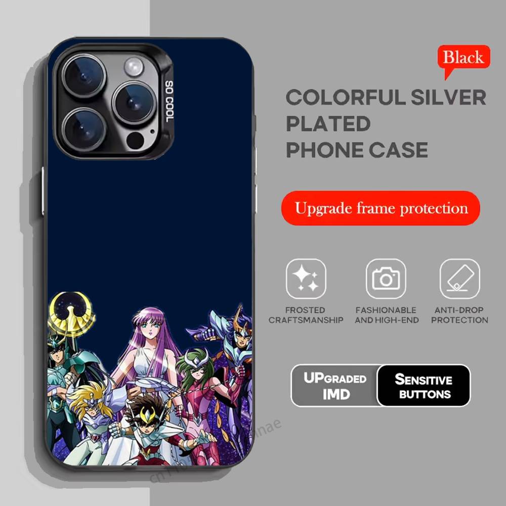 

S-Saint Seiya Knights Zodiac phone Case for iPhone 17 11 12 Pro Max Plus Mini Air SE 16e 14 15 16 13 Soft Shell iPhone12mini