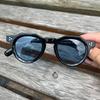 Occhiali da Sole in Acetato di Alta Qualità per Uomo Donna Montature Ovali Rotonde Stile Giapponese Designer Occhiali da Guida Viaggio UV400