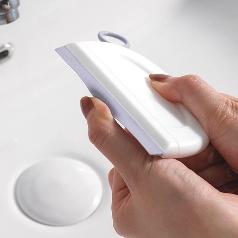 6pcs Plastic Bathroom Wiper Portable Window Cleaning Wiper Mirror Cleaning Wiper  Household Use