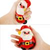 4 Pcs Christmas Slow Rebound Doll Pu Foam Toy Santa Claus Snowman Reindeer Christmas Tree Stress Relief Pinch Music