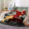 1 Stück Flash Superhelden Decke Polyesterfaser, Ganzjahreskomfort für Sofa, Bett, Büro, Auto, Camping, Ideale Heimdeko & Geschenk, Bürokomfort