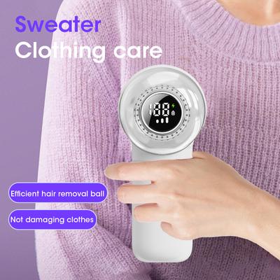 Anti-peluches avec aspiration Tondeuse électrique Affichage numérique LED intelligent Tissu Chargement USB Portable Professionnel Rapide Ménager