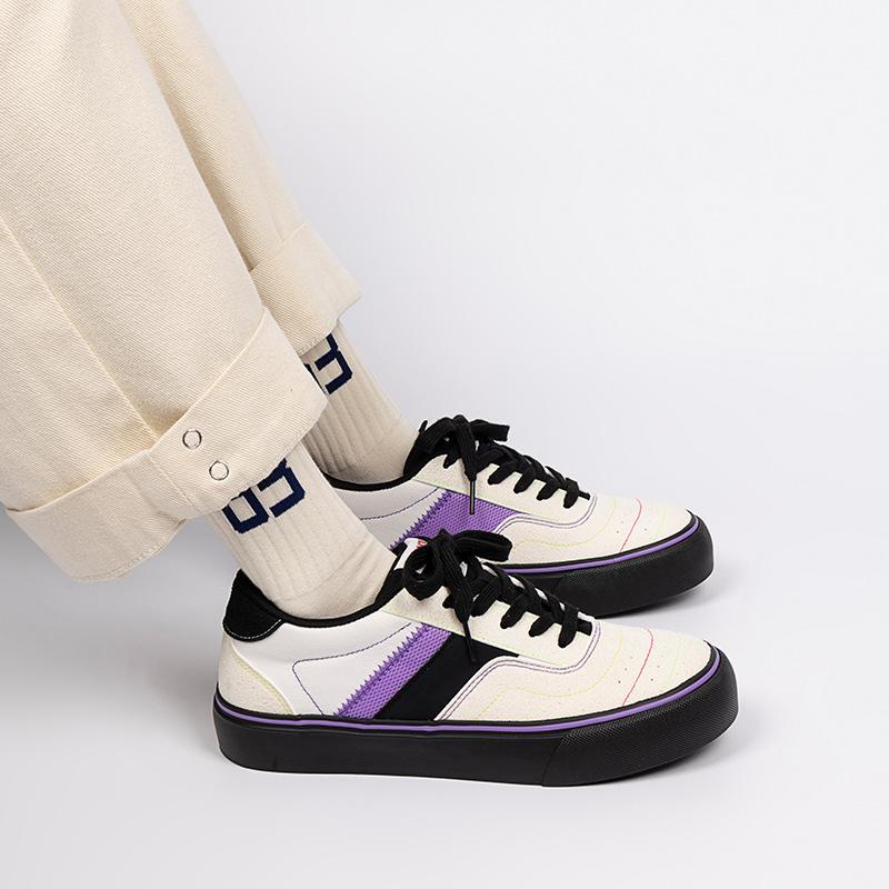 Global Trend High Street Canvas Shoes Men's ZHQ-XA267 Spring Versatile Popular Sneakers Thick Soles Increase Height Low Top