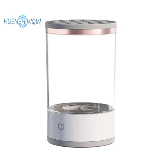 

Креативный ABS электрический очиститель кистей для макияжа, прочный, чистый, мощный, быстрый, два режима, 7000 об/мин, 8 Вт, 1,5 А, инструмент для самоочистки, бытовая техника серый/белый