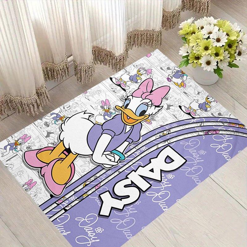 

1pc Disney Cartoon Characters Pattern Carpet Area Rug Non-slip Carpet Hand Washable Floor Mat Suitable For Living Room Bedroom Home Decor 60cm by 90cm