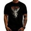 Taglie Europee Stile Classico T-Shirt da Uomo Design Angelo Divino Abbigliamento Estivo Regalo per Lui