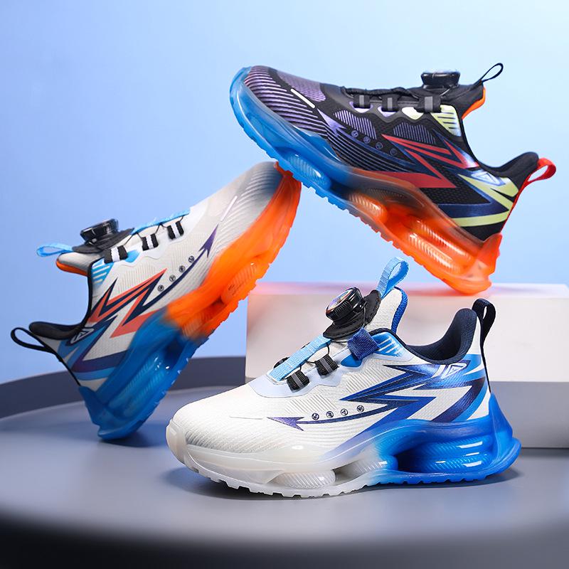 Jesień/Zima 2025 – Chłopięce Skórzane Trampki Antypoślizgowe – Wodoodporne Buty Casualowe dla Uczniów Szkoły Podstawowej i Gimnazjum