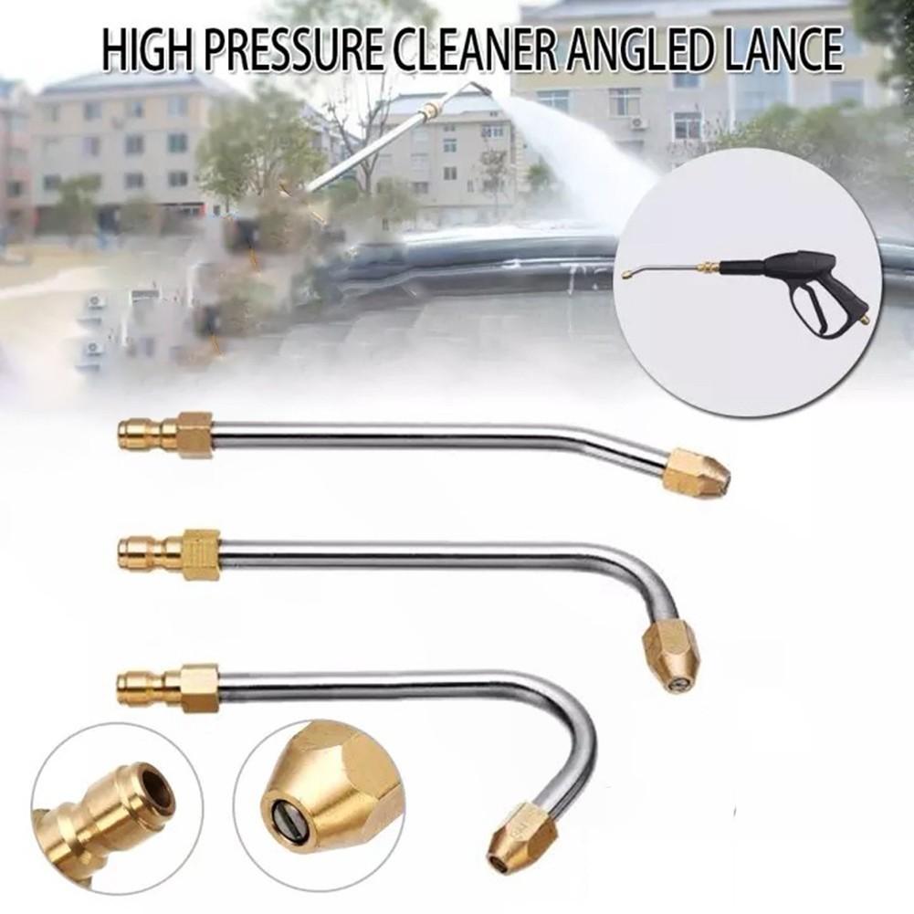 30° /90° /U-Shape Pressure Car Washer Angled Lance Extension Spray Wand Nozzle