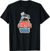 Make Coffee Not War Vintage Coffee Pot Graphic T-shirt