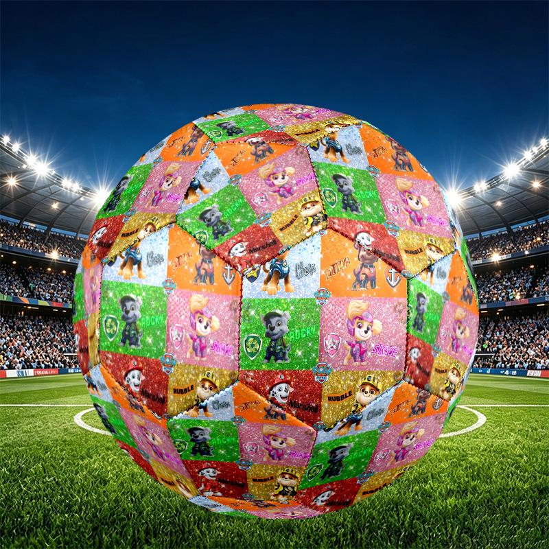 PAW Patrol Print Size 5 Soccer Ball, PU Wear Resistant Football for Match Training and Daily Practice, Birthday Gift for Soccer Fans