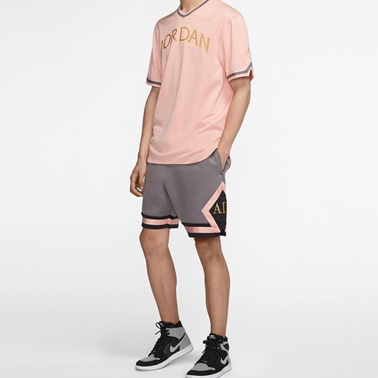 Jordan Logo Graphic Sport Short Sleeve T-Shirt Men Tops Pantone AV0183-623