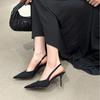 Fashion Sharp Pointed High-heeled Shoes for Women In Spring 2025 Paired with Skirts and Slim Heeled Sandals for a Stylish Look