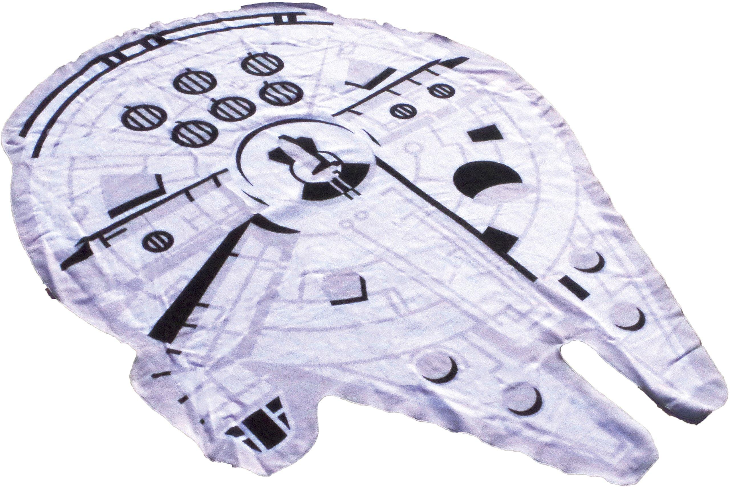 

Marushin STAR WARS Millennium Falcon Beach H150 x 2535021500 Die-Cut Towel, Upright, W113cm, 100% Cotton,