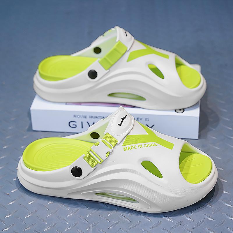 Men's Summer Slippers Fashionable Versatile Comfortable Non Slip Beach Sandals Furniture Shower Outdoor Dual Use Men's Slippers