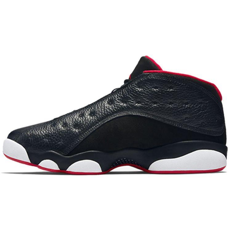 

Мужские кроссовки Air Jordan 13 Retro Low Bred Черный металлик-золотой Университет-Красный 310810-027