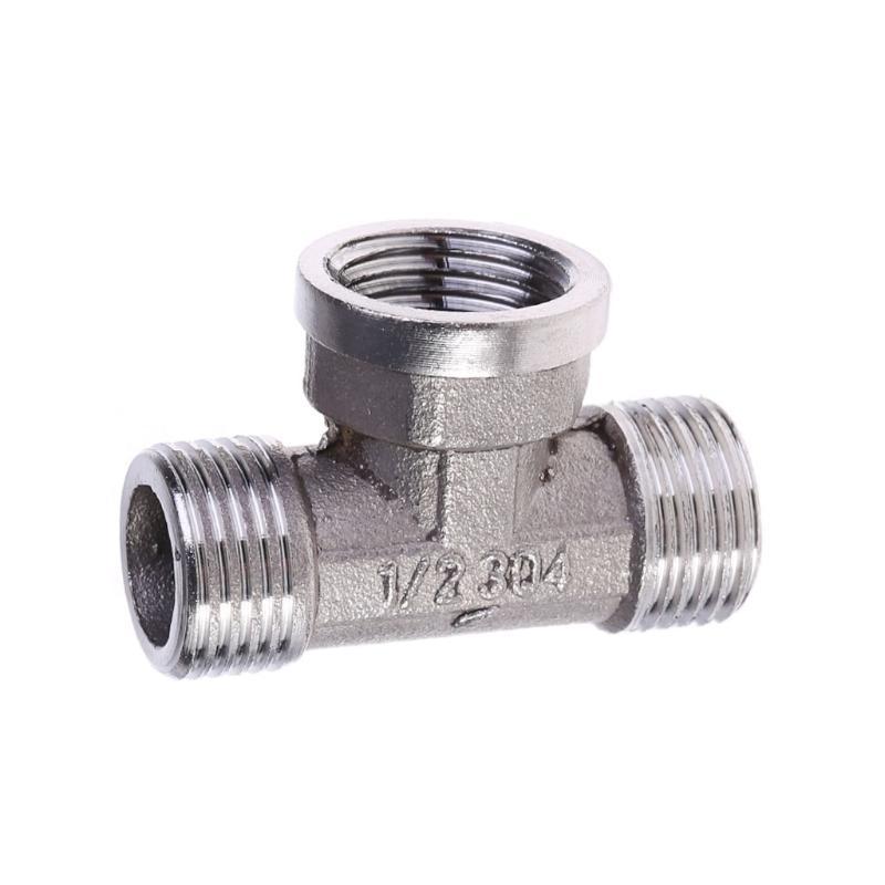652F Toilet Diverter Adapter for Sprayer Shower Fitting Copper Three-way Water Pipe