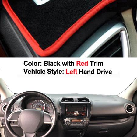 Car Dashboard Cover Dashmat Cape For Mitsubishi Attrage Space Star 2012 - Present Auto Inner Dashmat Pad Carpet 2017 2018 2019