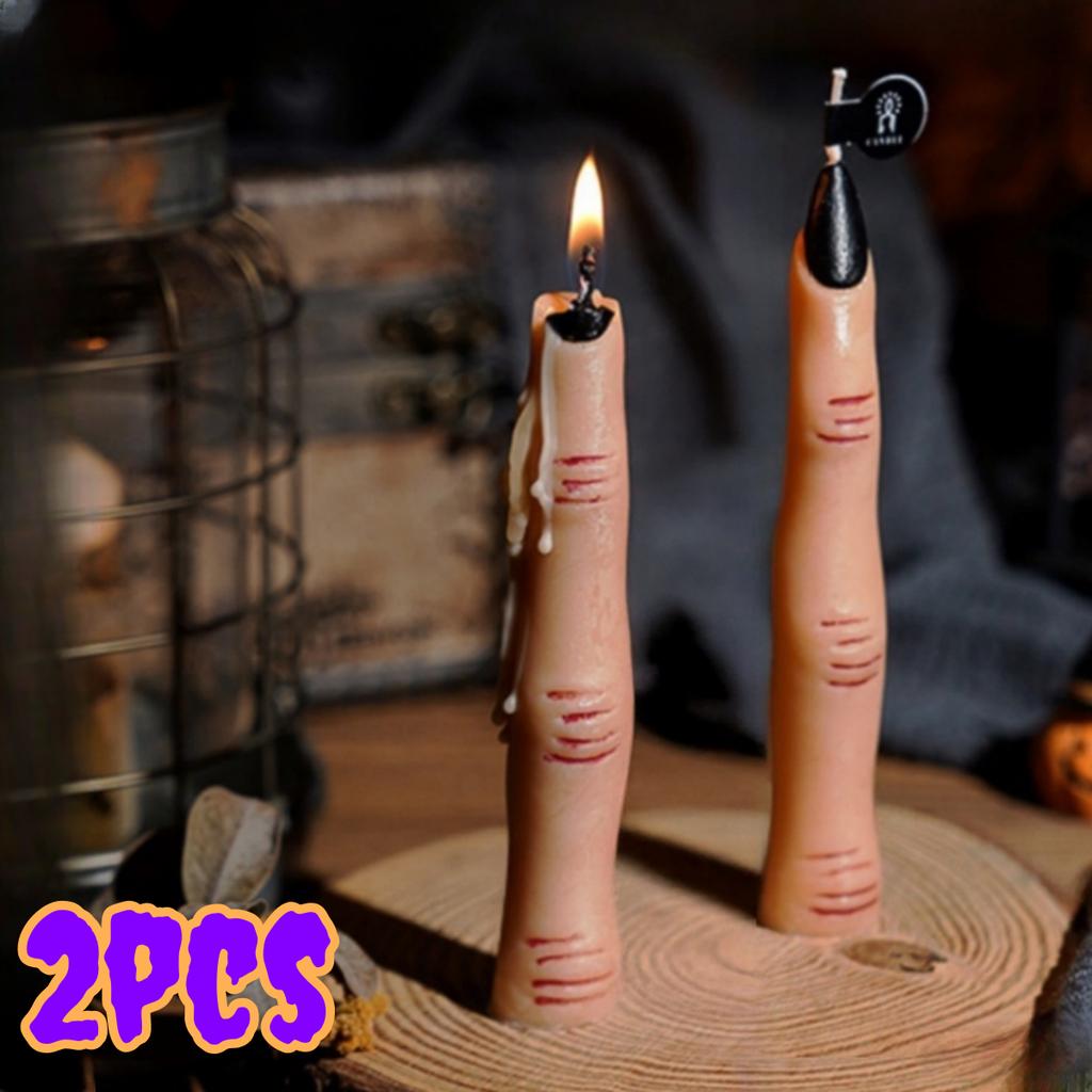 1/3pcs Halloween Scented Candles Long Stick Gothic Soy Wax Decorations for Party Home Festive Atmosphere Holiday Ornaments Gifts