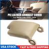 Beige PU Leather Armrest Center Console Lid Cover for BMW E46 3 Series 1999-2004