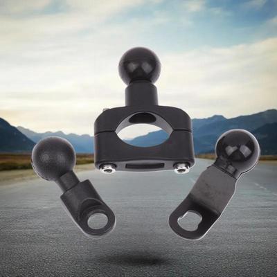 1 Set 2.3cm PJ10/PJ13/PJ18 Motorcycle Handlebar Mount Base Kit Accessories Ball Clamp Bracket For Motorbike Phone Holder