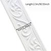 2.3m/90.55in 3D Wall Trim Line Skirting Border Self Adhesive Baseboard Wallpaper Wall Sticker For Living Room Home Decoration