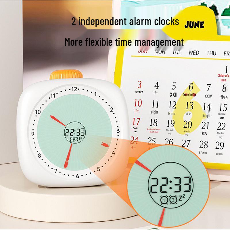 Studentský stolní časovač: Dětský vizuální budík pro řízení času a odpočítávání studia