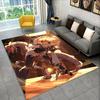 Cartoon Murder Drones Uzi V Robot Carpet Rug for Bedroom Living Room Sofa Playroom Doormat Home Decor,Kid Area Rug Non-slip