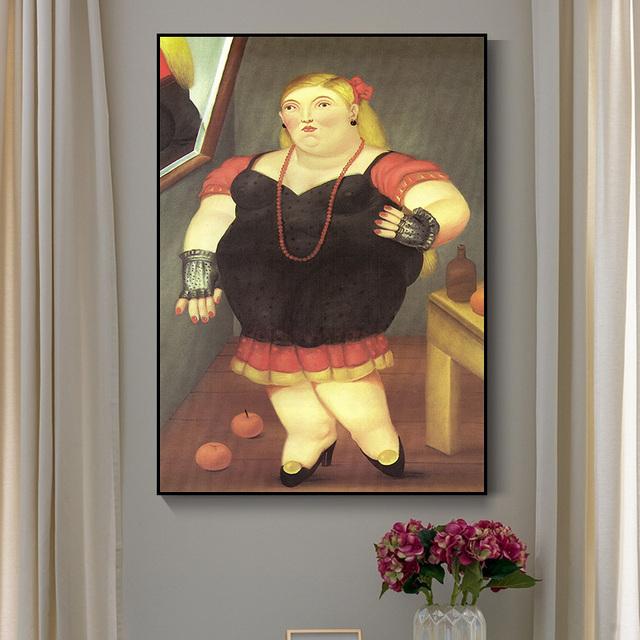 Kolekcja Fernando Botero Obrazy dekoracyjne Współczesne reprodukcje artystyczne i nowoczesne dekoracje ścienne do salonu Dekoracje ścienne na płótnie Malarstwo bez ramki