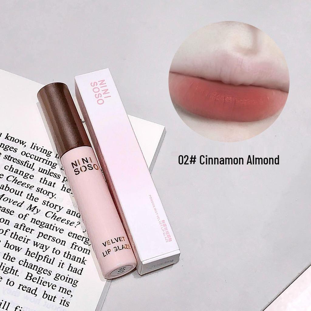 Ninisoso Velvet Matte Lip Gloss: Non-Stick, Low Saturation Lipstick