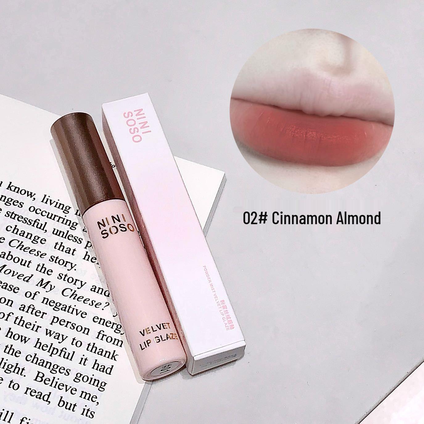 

Ninisoso Velvet Matte Lip Gloss: Non-Stick, Low Saturation Lipstick 2g