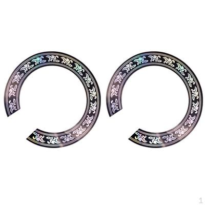 2 Peças Adesivo Decorativo para Boca de Violão Acústico