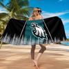 Asciugamano da Spiaggia Philadelphia Eagles, Asciugatura Rapida, Facile da Curare, Adatto Sia per il Fitness che per le Vacanze al Mare, Essenziale per lo Sport