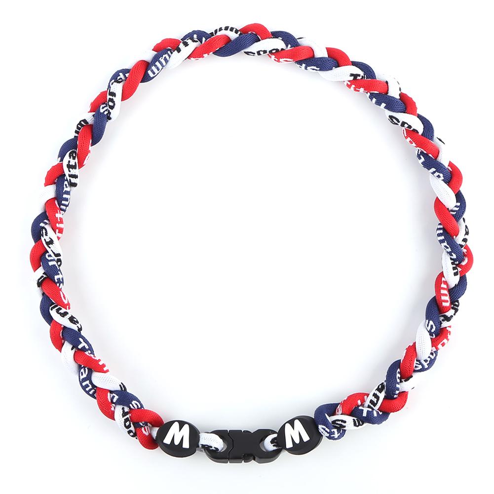 Baseball Necklace Three Braided Rope Necklace 3 Braided Rope Tornado Necklace Classic Necklace Gift for Baseball Funs