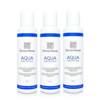 Derma House Aqua Balancing Tonik 150ml x3 - Nawilżająca, nawodniona skóra, nawilżenie skóry 3, 3