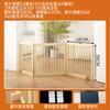 Solid Wood Pet Playpen, Foldable Tall Safety Barrier Gate, Adjustable Height Indoor Isolation Fence for Dogs & Cats Home