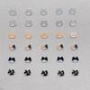 20Pcs Cute Cat Two-eye Buttons 12/17mm Colourful Cartoon Cat Resin Buttons DIY Kids' Clothes Hats Socks Buttons·
