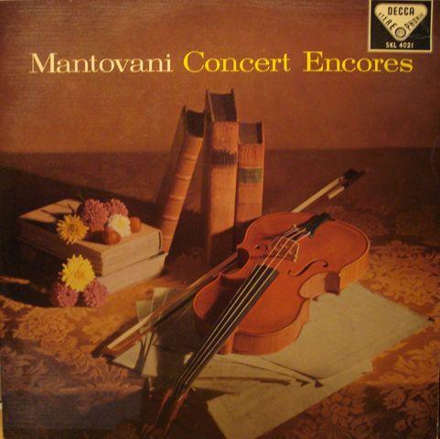 

LP Record MANTOVANI & HIS ORCHESTRA - Concert Encores SKL4021 Decca 1958 UK Classical Used