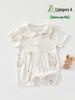 Newborn Summer Bamboo Bodysuit: Breathable Short Sleeve One-Piece Romper