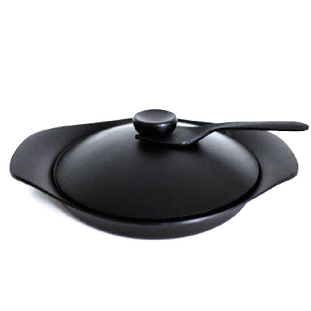 

Sori Yanagi Ironware Grill Pan 22cm iron lid and (with handle) чорний