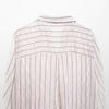 Spring 2025 Women's European-American Striped Knot Shirt