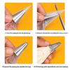 2D Icing Piping Tips Stainless Steel Pastry Nozzle Set for Cupcake Cake Decorating Home Baking Bakery Professional Use