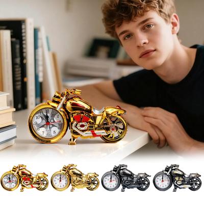Creative Clock Motorcycle Clock, Living Room Cloc Funny Alarm Clock